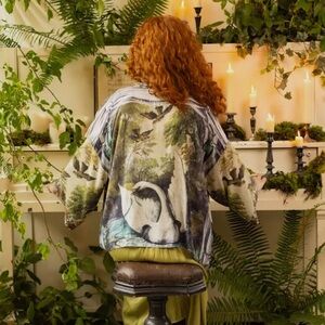 ⭐️Market of Stars⭐️ Theatre of Dreams Cropped Bamboo Bohemian